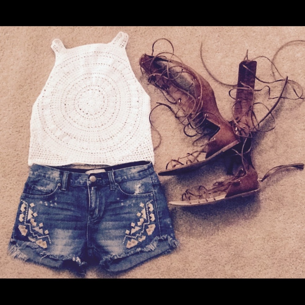 Crochet crop top